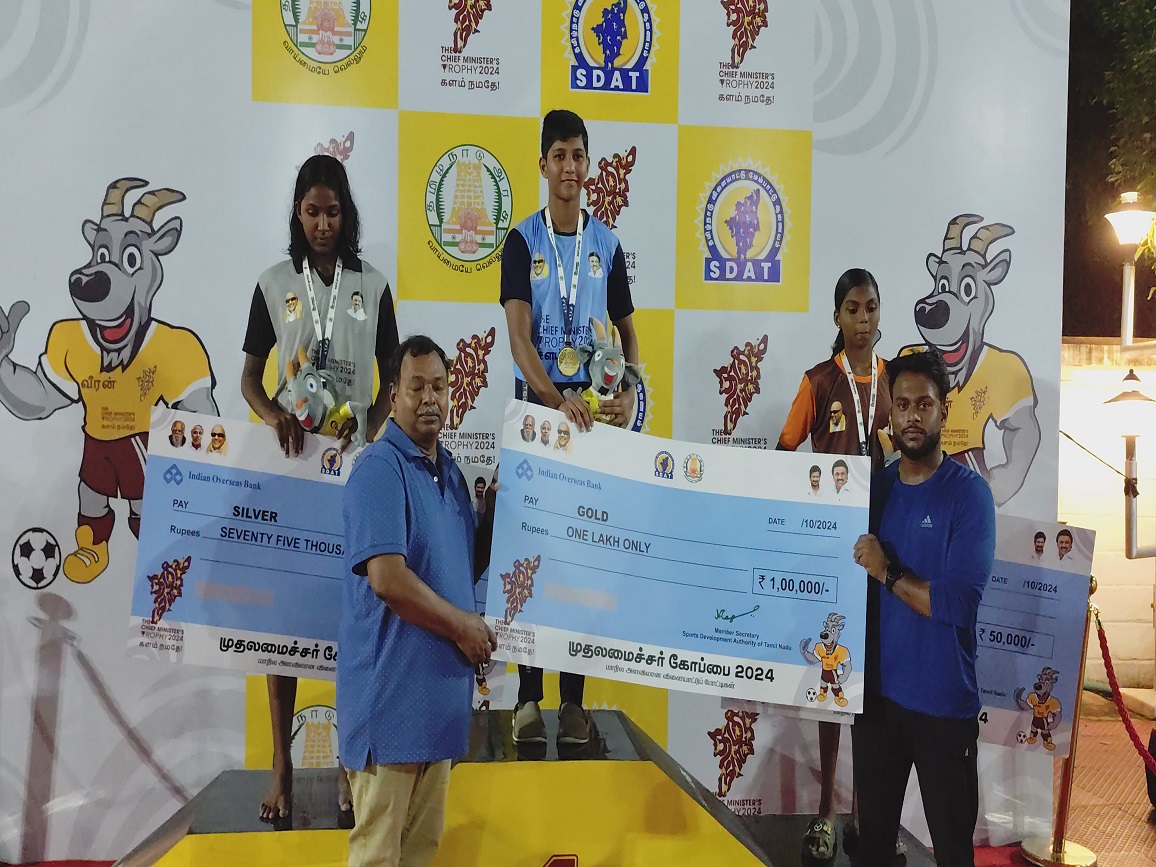 Khathija Wins 1st Place in Freestyle